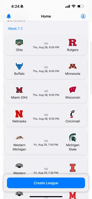College Fantasy Football screenshot 3