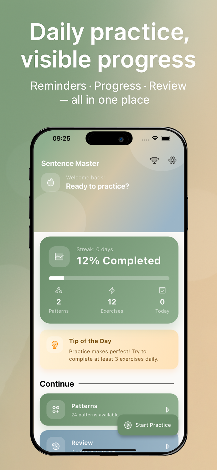 Sentence Master Tutor