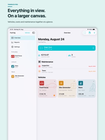 Fuel Pad Pro iPad screenshot