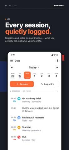 Kombine: Tasks & Pomodoro Screenshot 5 of 6