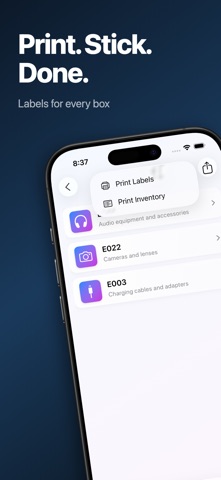 Box Inventory & Tracker - Boxy screenshot