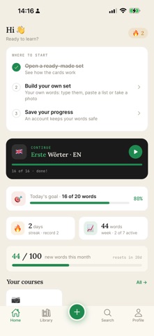 Memofluent: Vocab Builder Screenshot 1 of 10
