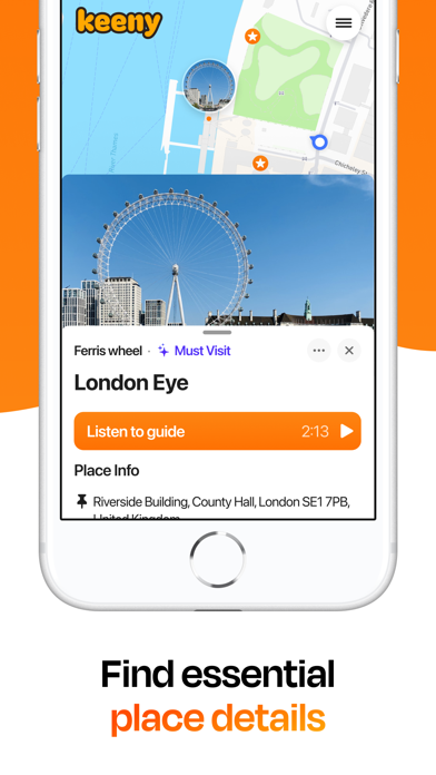 Keeny: Travel Audio Guides Screenshot