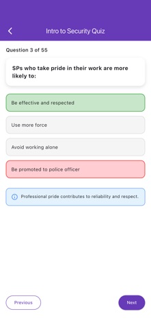BC BST Exam Practice iPhone screenshot