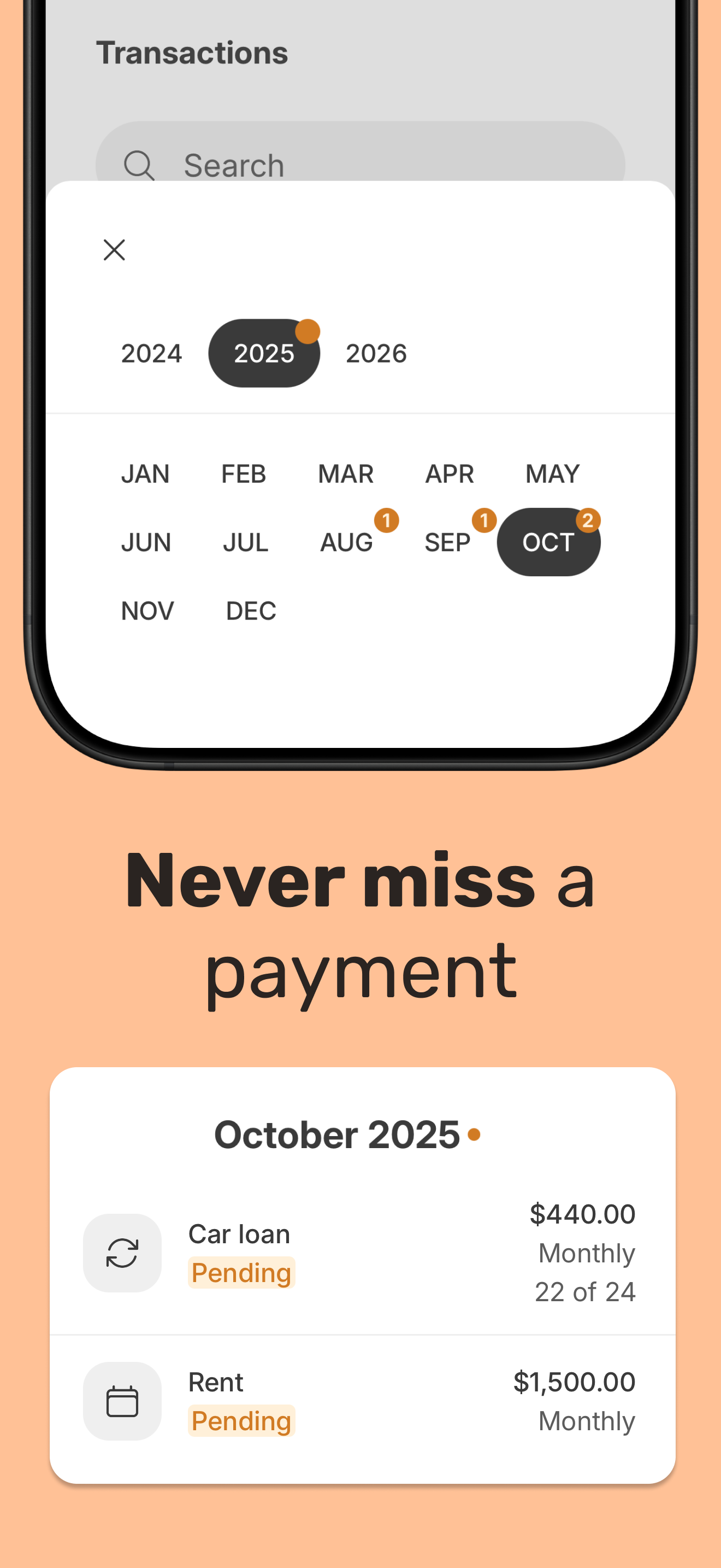 Spending Tracker – Bux