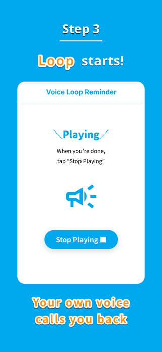 Voice Loop Reminder - On Track Screenshot 4 of 4