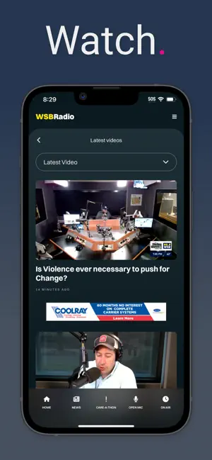 95.5 WSB screenshot 3