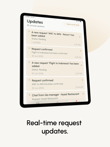 The-Privilege iPad screenshot