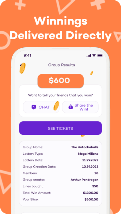 Lotto with Friends: Lancellot Screenshot
