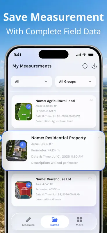 GPS Field Area Maps: FieldCalc screenshot 7 of 8