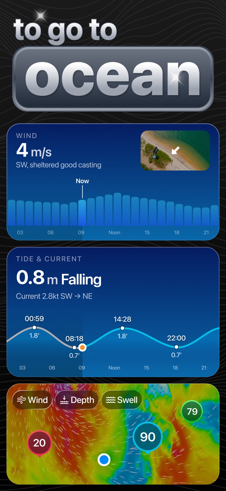 Tide AI - Tides Near Me Graph iphone screenshot 3