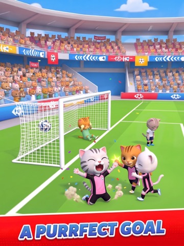 Meow Kicks: Purrfect Goals iPad screenshot