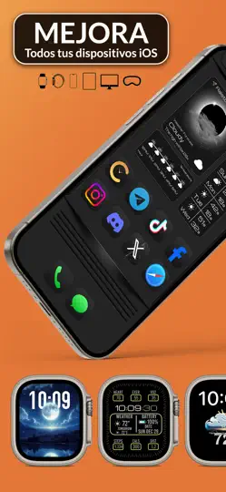 Captura de pantalla de Clockology Esferas en iPhone 6