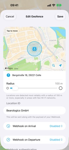Locative: Geofence and Beacon screenshot 2