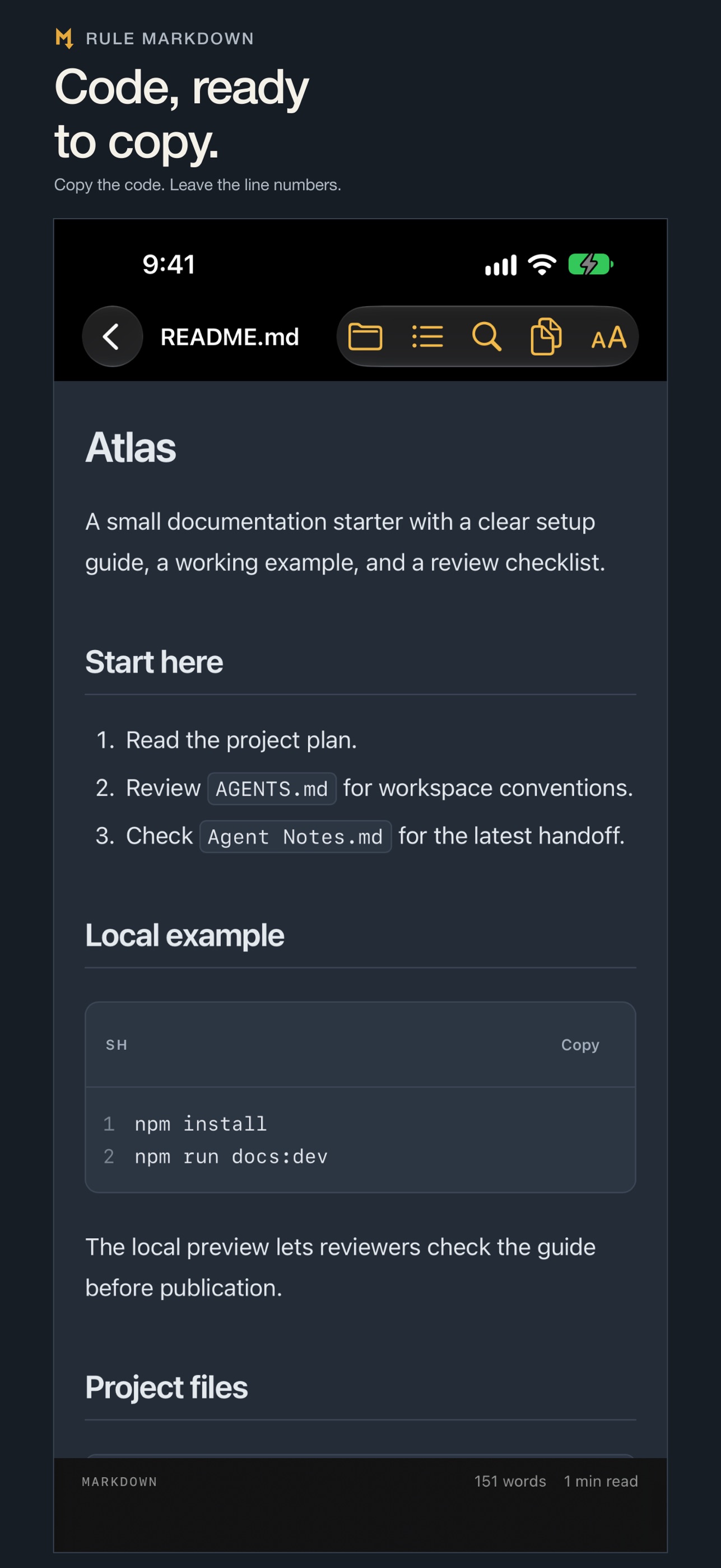 Screenshot 6 of Rule Markdown