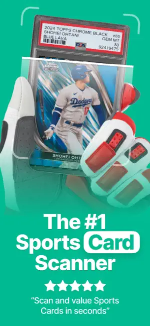 Sports Card Scanner: GrailScan iPhone screenshot 1