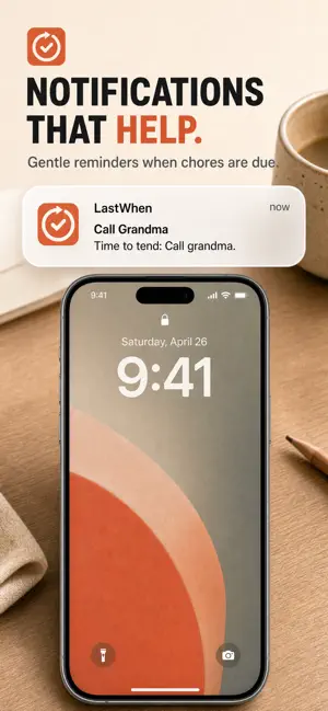 LastWhen: Chores Tracker screenshot 4