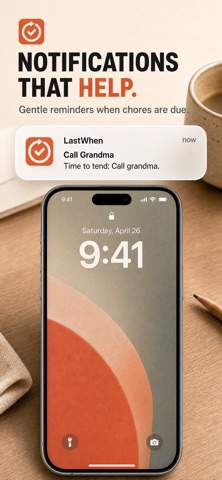 LastWhen: Chores Tracker Screenshot 4 of 5