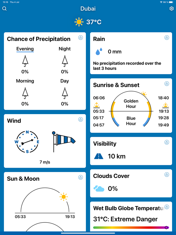 Screenshot #1 for Weather Forecast by ClimaCam