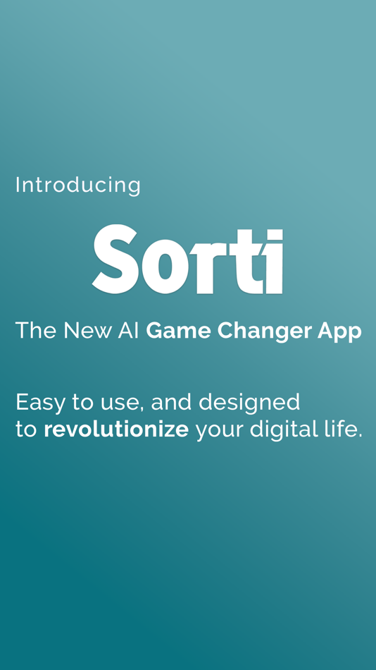 #1. Sorti - New AI Sorting App (iOS) 由: Linoy Bar-Gal