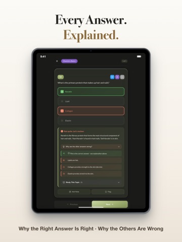 Cosmetology Exam Prep & Study iPad screenshot