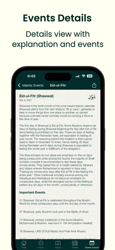 Prayer Times Qibla Compass Pro screenshot 9 of 10
