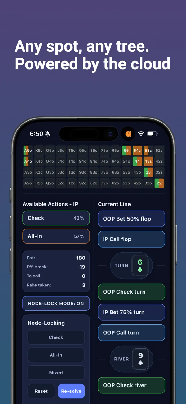 Screenshot #3 pour Converge: Poker Solver