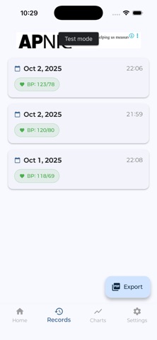 DailyBP screenshot