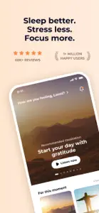 Meditation Moments - Guided screenshot #1 for iPhone