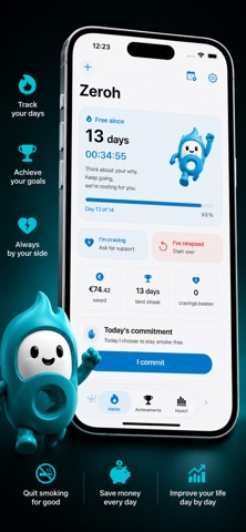Zeroh: Quit Smoking & Drinking Screenshot 2 of 4