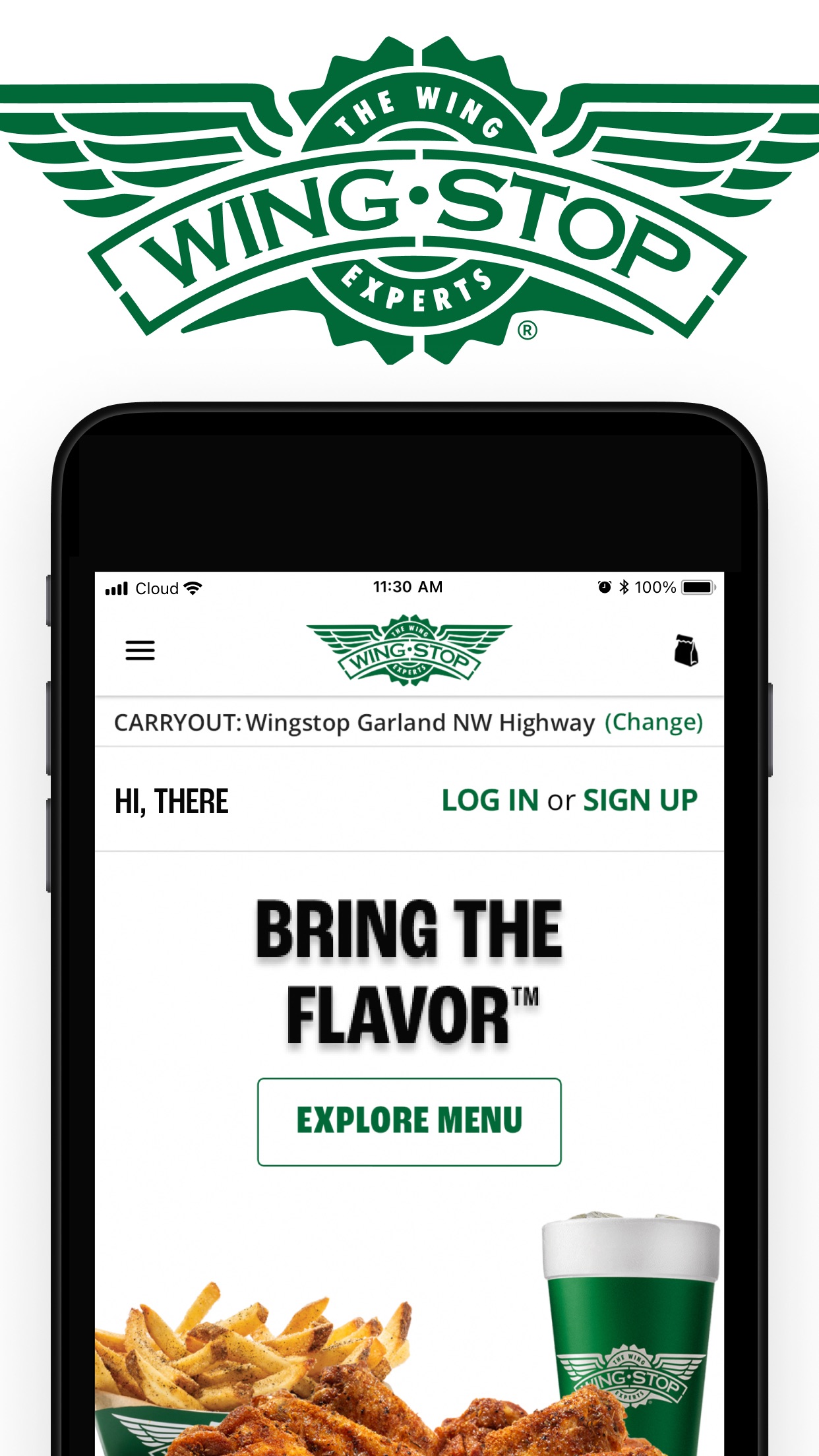 Wingstop screenshot 1