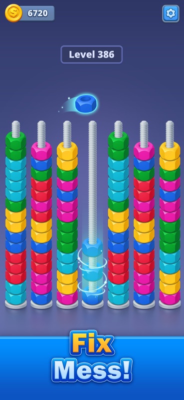 Nuts Factory: Nut Sort Puzzle screenshot 2