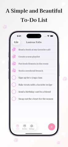 Lustrous ToDo: Task & Shopping Screenshot 1 of 4