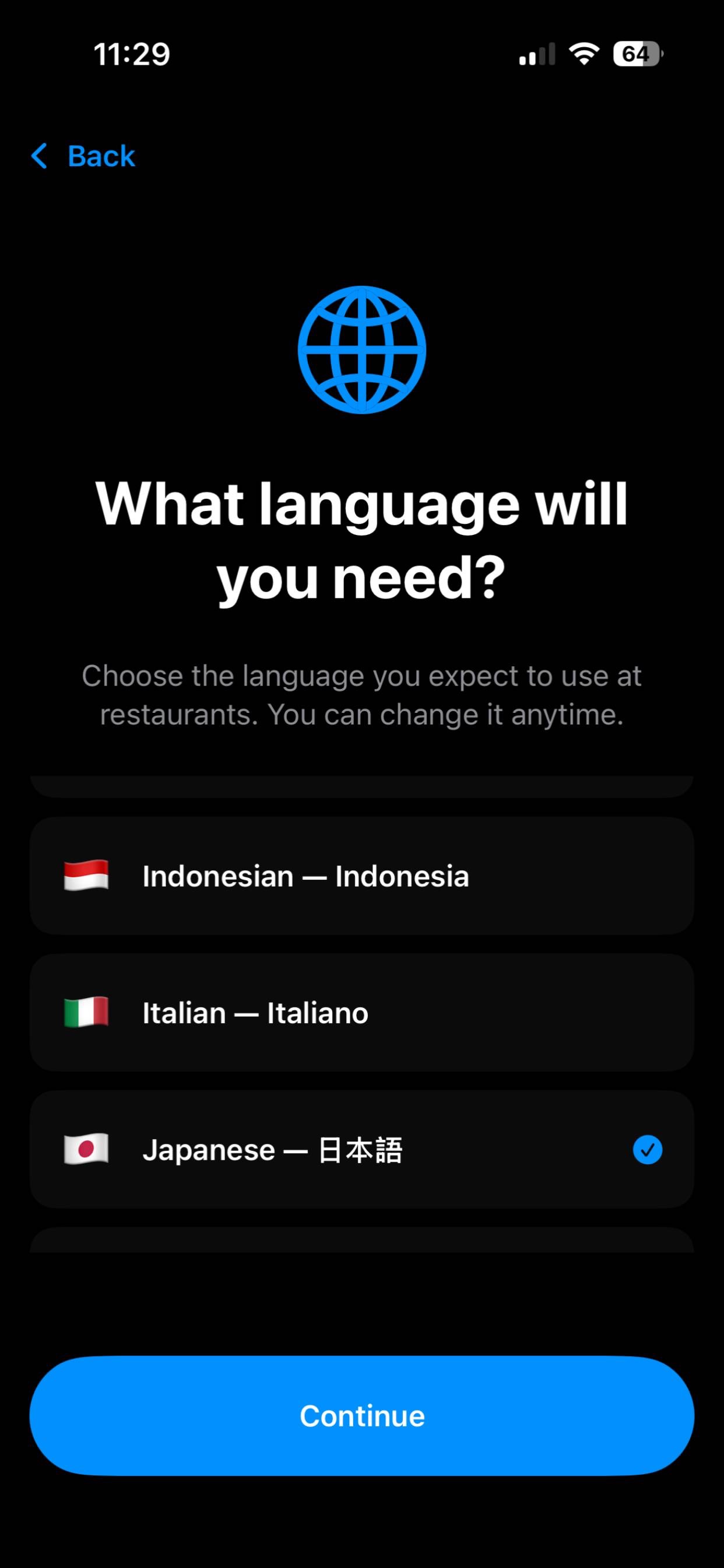 Screenshot 2 of MenuTalk