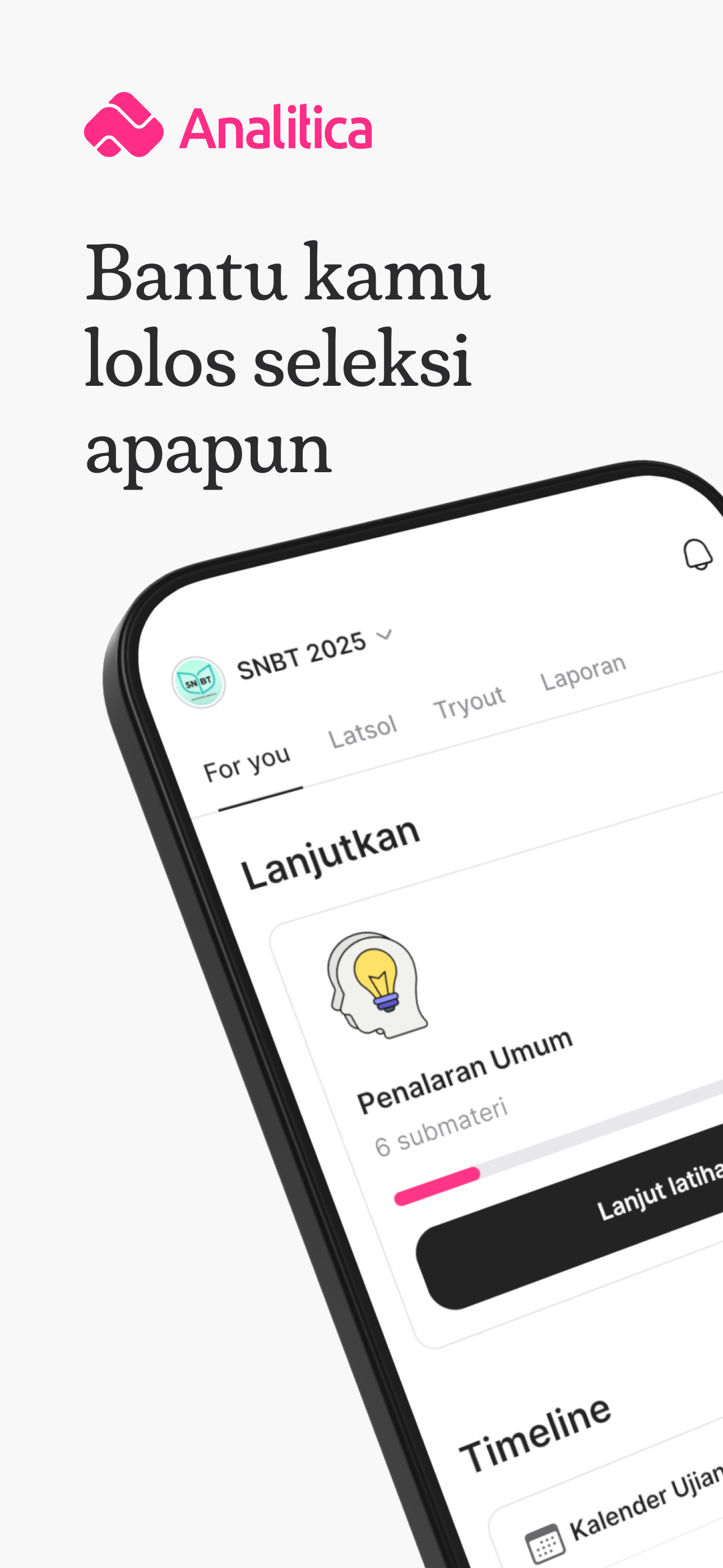 Analitica: Bantu Lolos Seleksi