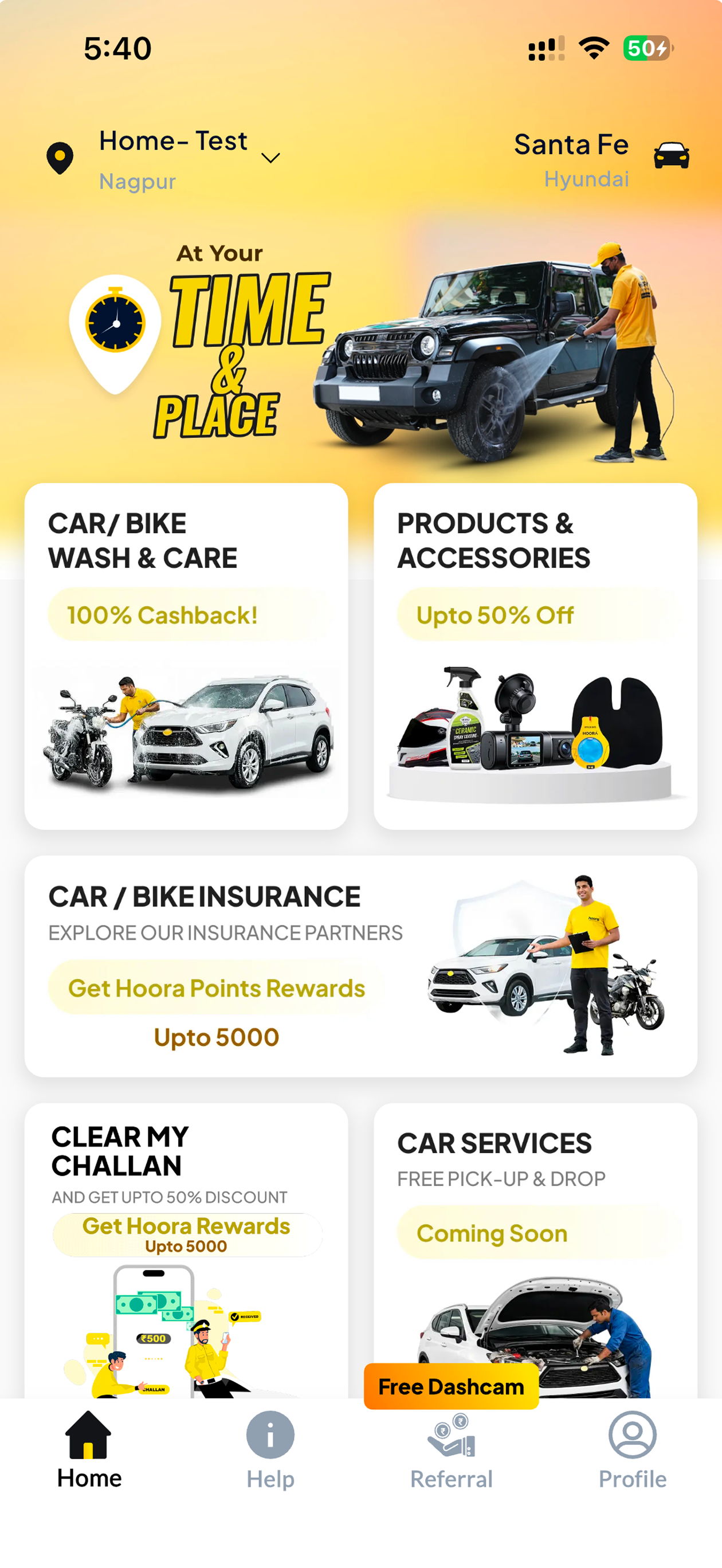 Hoora: Car Wash & Bike Care