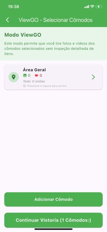 Vistoria Status screenshot