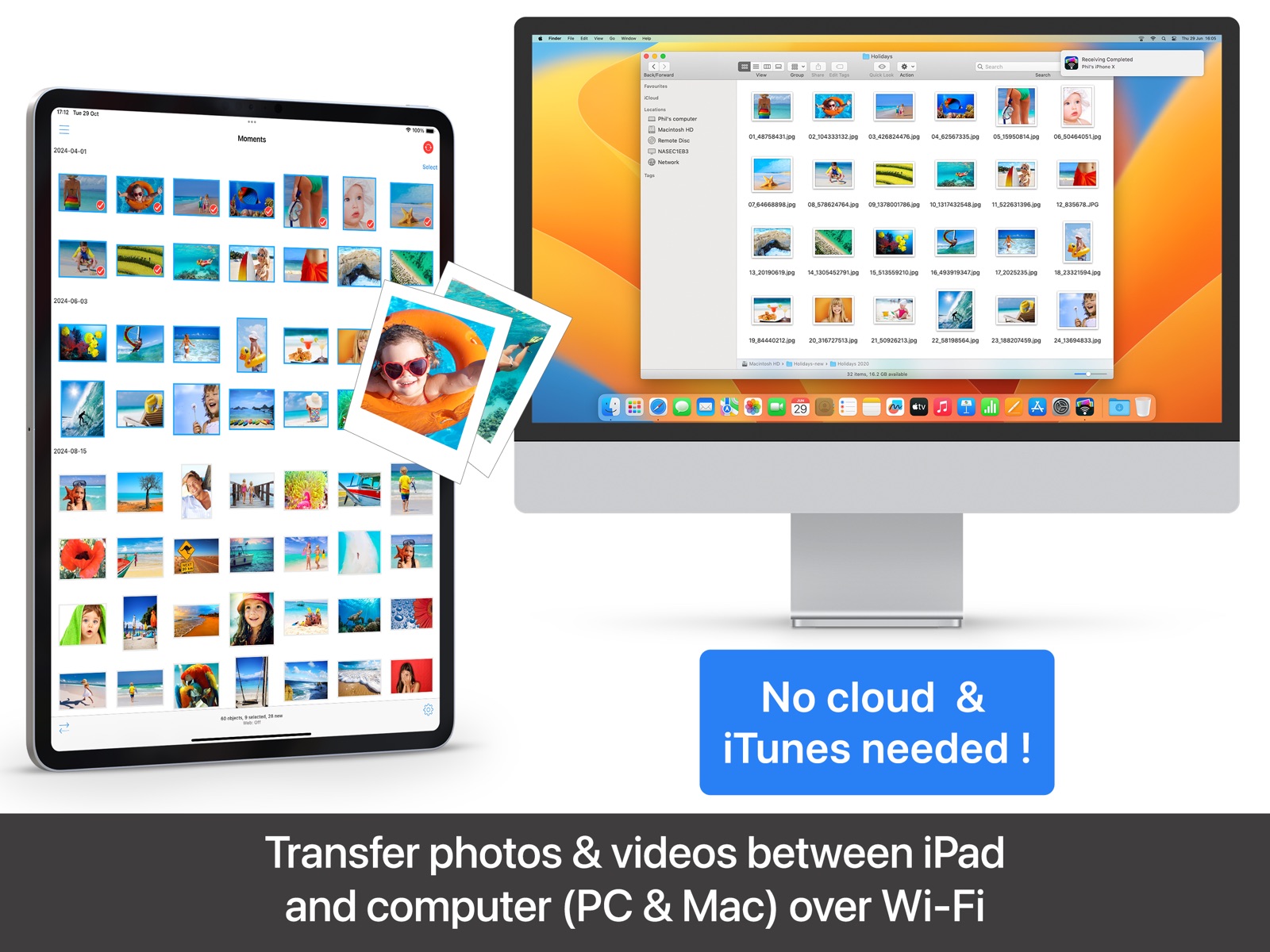 PhotoSync – transfer photos ipad screenshot 2
