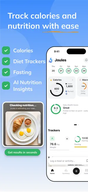 Joules: AI Calorie Tracker screenshot 1