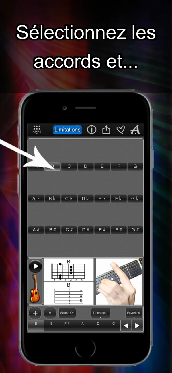 Screenshot #3 pour Guitar Chords Lite