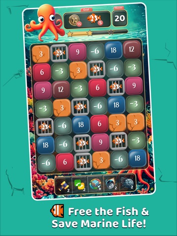 Tally Twist: Make 10 Puzzle iPad screenshot