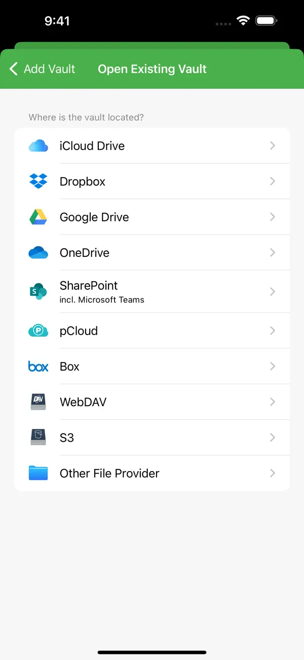 Screenshot #3 pour Cryptomator: Full Version