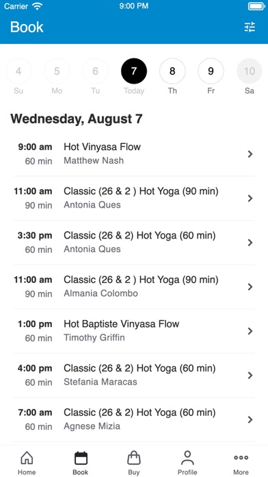House of Hot Yoga Screenshot