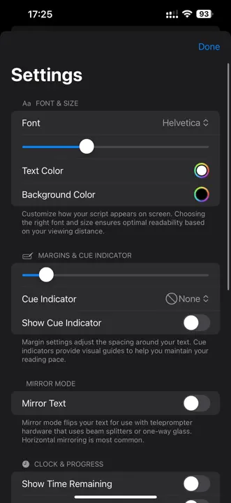 Teleprompter — Video & Mirror: Screenshot 10 von 10