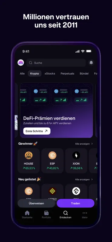 Kraken: Buy Crypto & Stocks screenshot 3 of 10