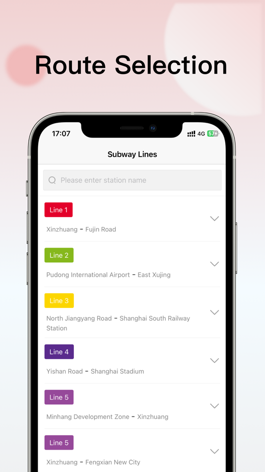 #3. Shanghai MRT Map (iOS) 由: 炽金 练