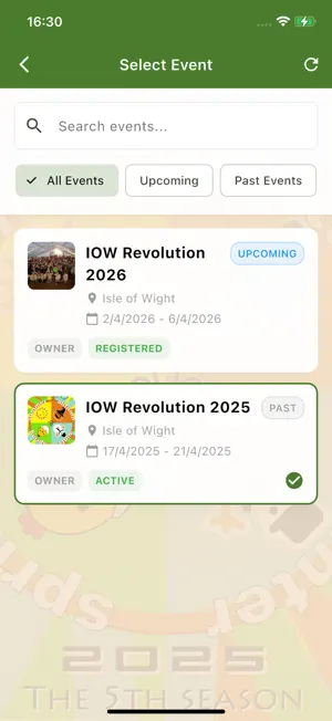 Scout Events Manager screenshot 2
