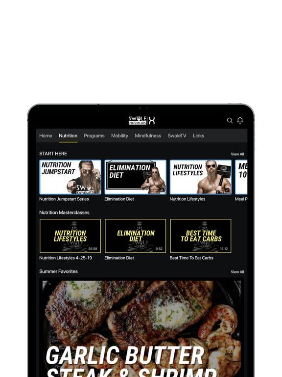 Swolenormous iPad screenshot 2 - Health & Fitness app