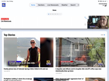KRDO 13 Colorado Springs News iPad screenshot
