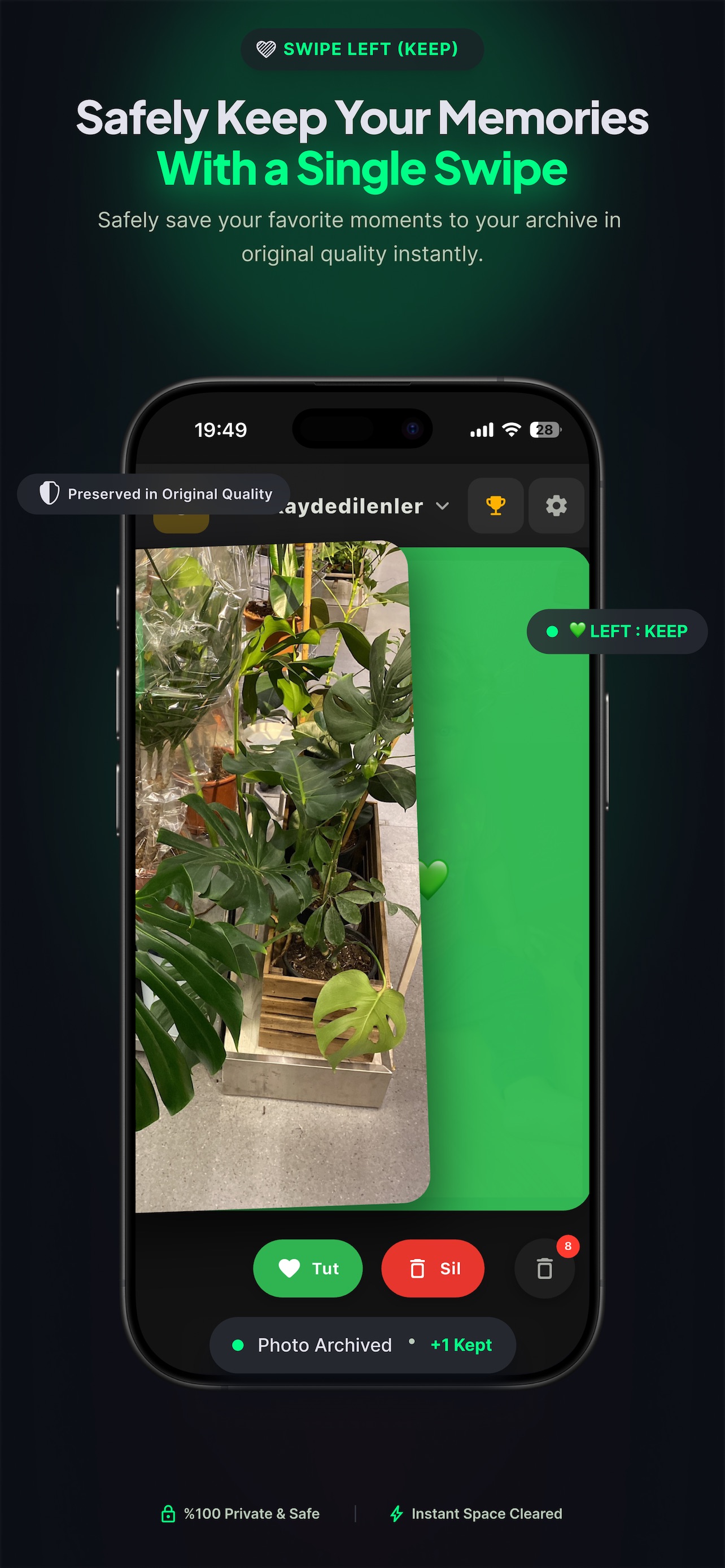 Screenshot 2 of KeepOrYeet - Photo Cleaner